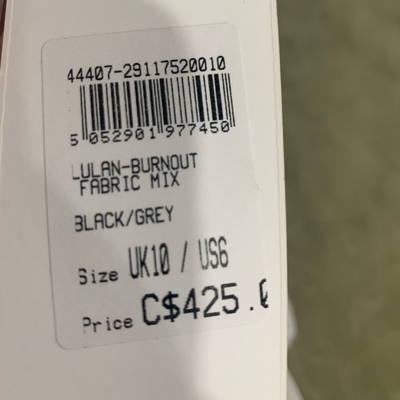 Reiss | Lulan Burnout Cocktail Dress, Black/Grey - Picture 4 of 8